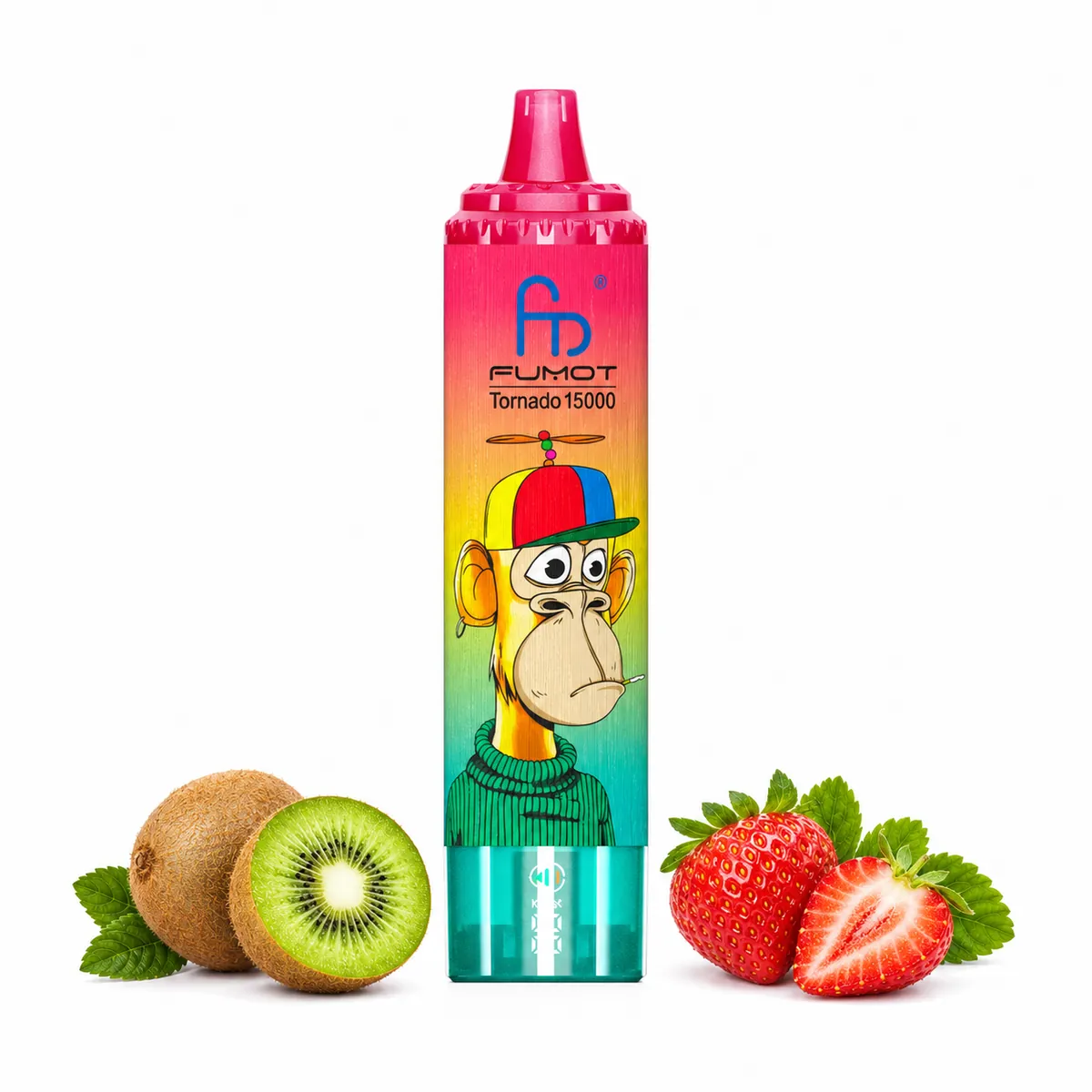 Fumot Tornado 15000 Strawberry Kiwi – Einweg-Vape, Produktansicht