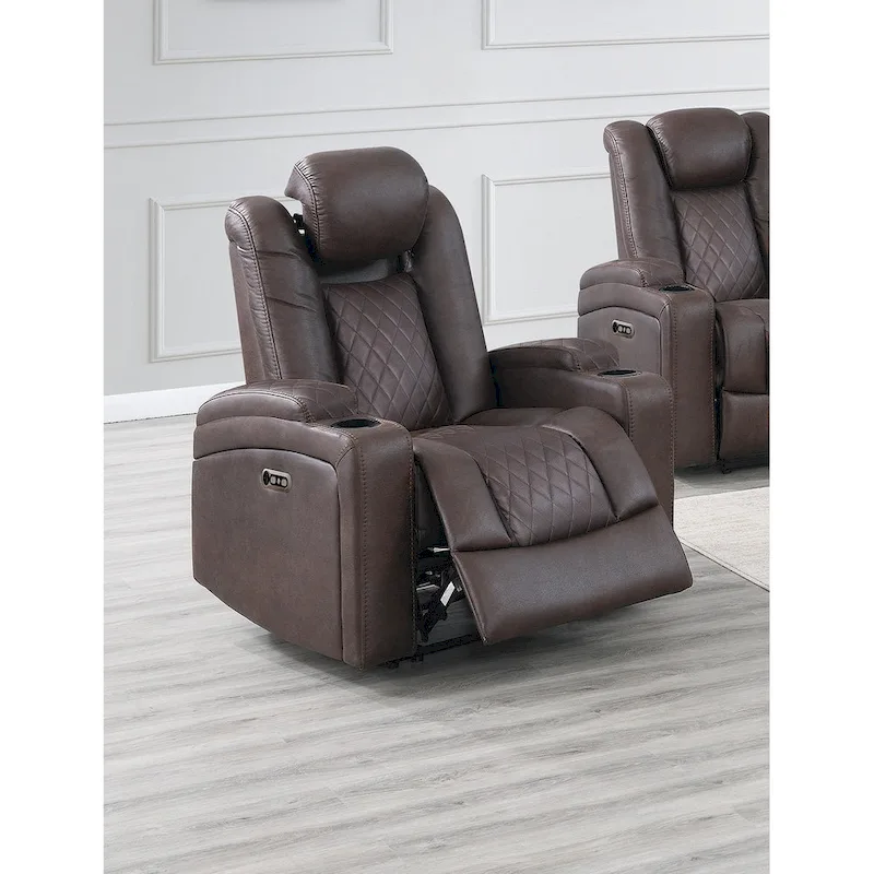 Power Recliner With Cup Holders