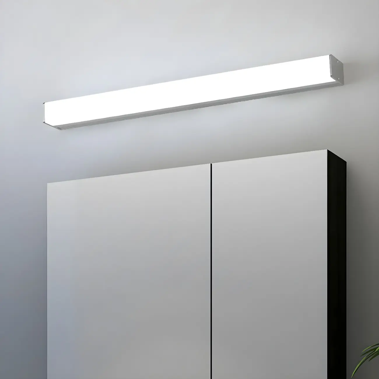 Dimmable Modern Linear White LED Vanity Wall Light