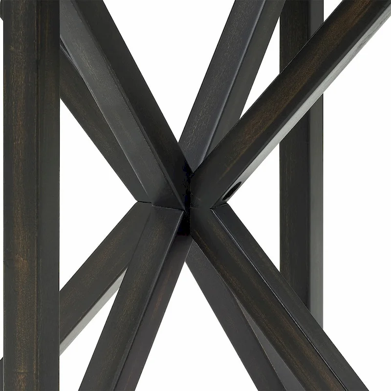 Sleek Glass Coffee Table with Solid Wood Base