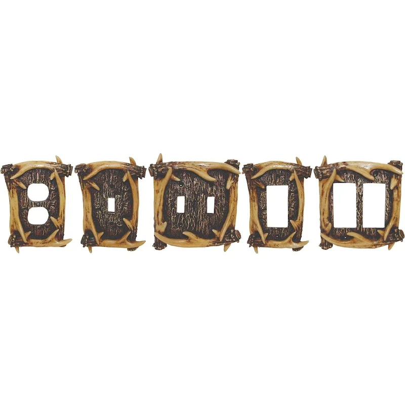 Paseo Road by HiEnd Accents Antler Wall Plate