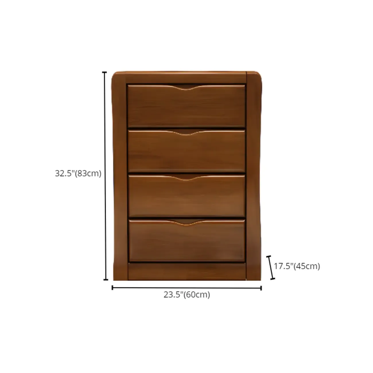 Classic Rubberwood Double Dresser with 9-Drawers