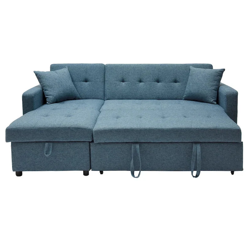 82 Wide Reversible Sleeper Sofa & Chaise