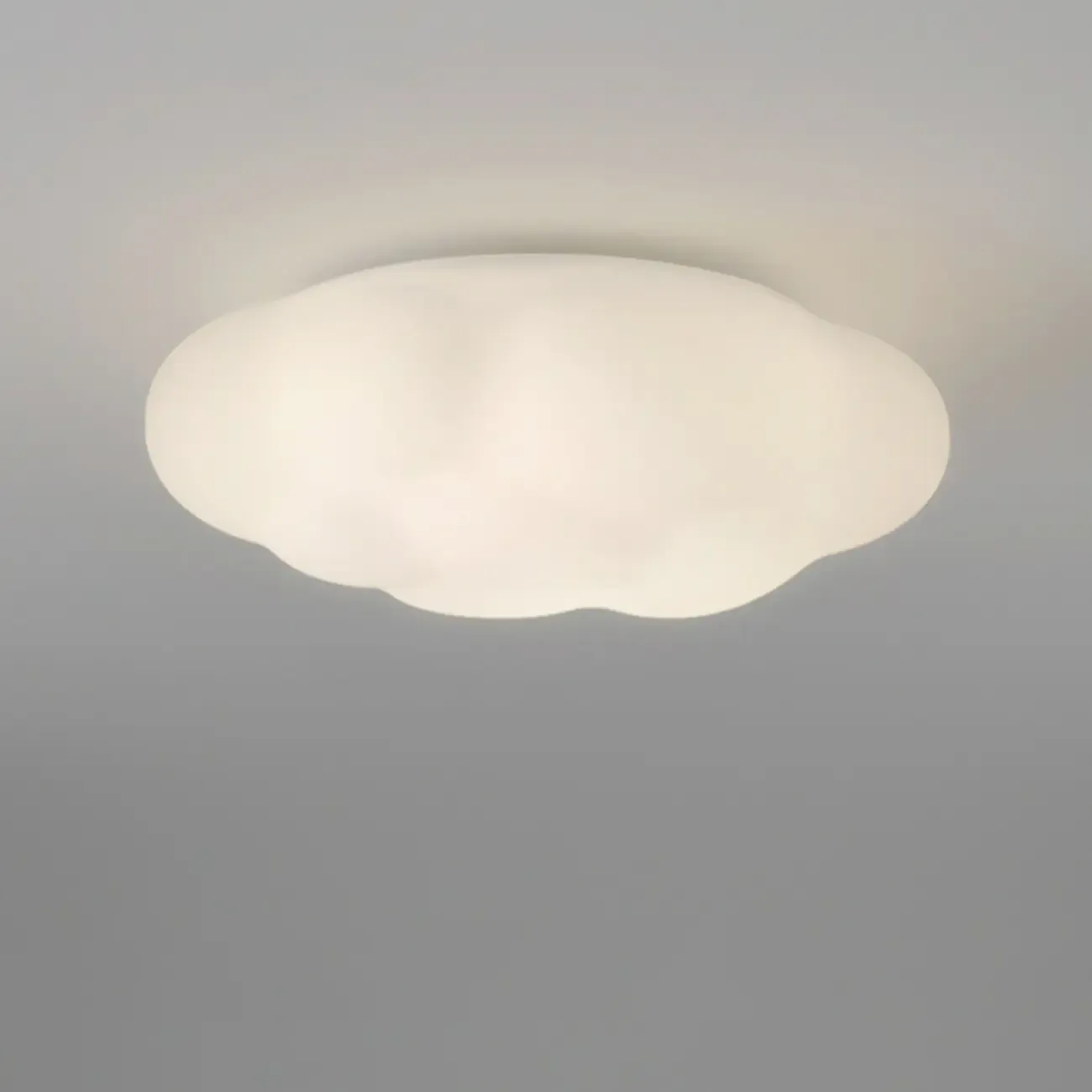 Modern Cloud Shape LED Flush Ceiling Light 3-Gear Dimming