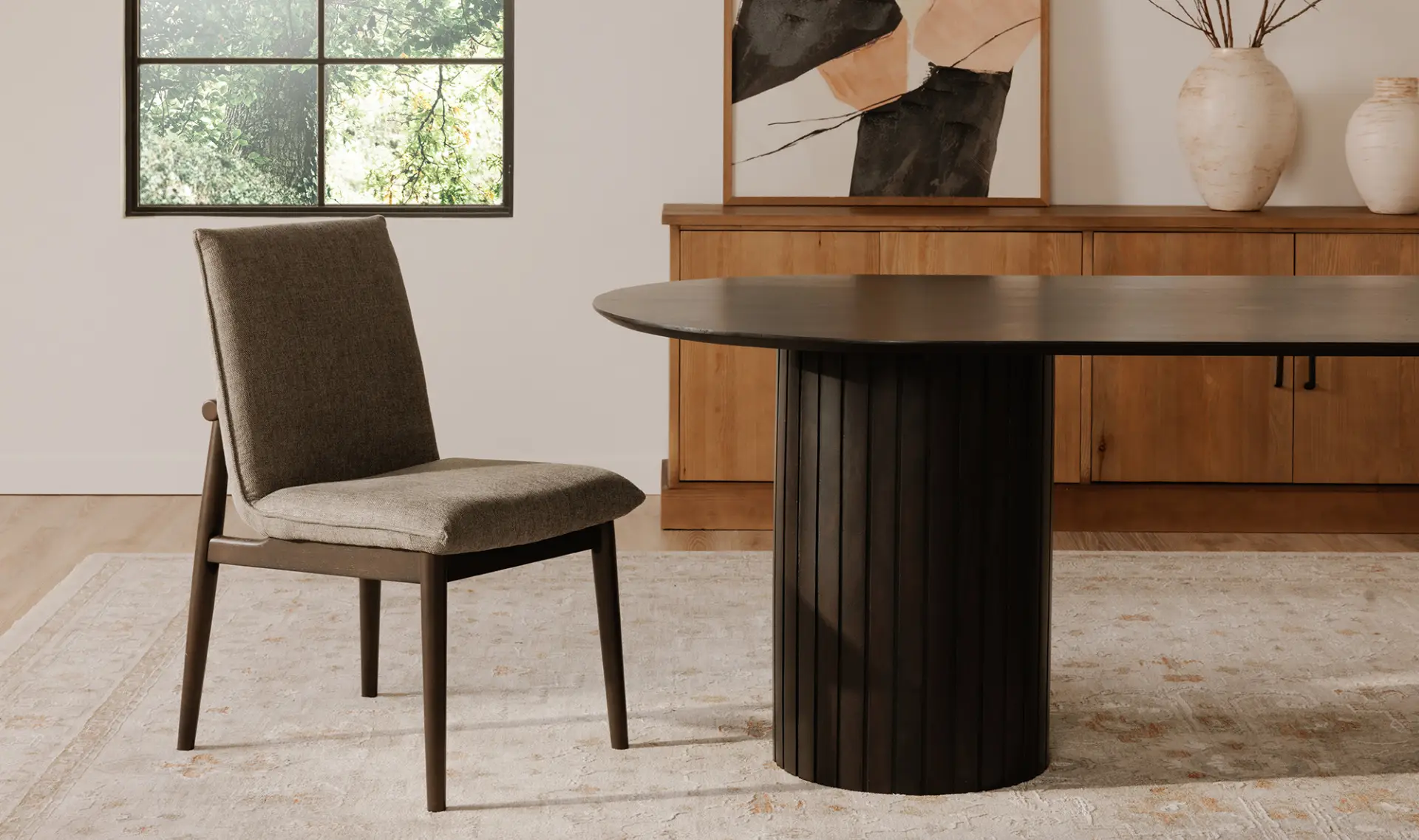 Charlie Dining Chair Dark Grey – Set Of Two