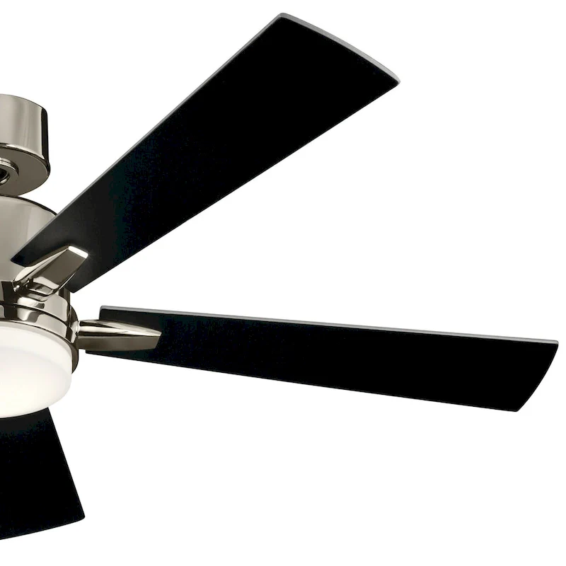 Kichler Lighting Lucian Collection 52-inch Polished Nickel LED Ceiling Fan