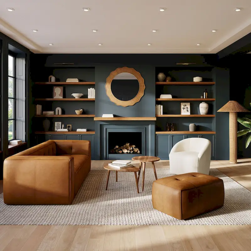 Poly & Bark Capa 92 Sofa - Full Grain Genuine Italian Leather