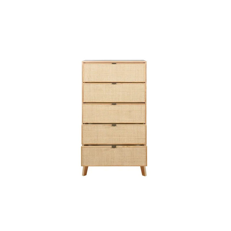 Adelphi Rattan 5-Drawer Chest