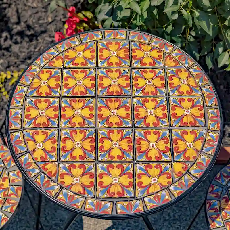 Mosaic Bistro Sets - 23.5x23.5x29.75