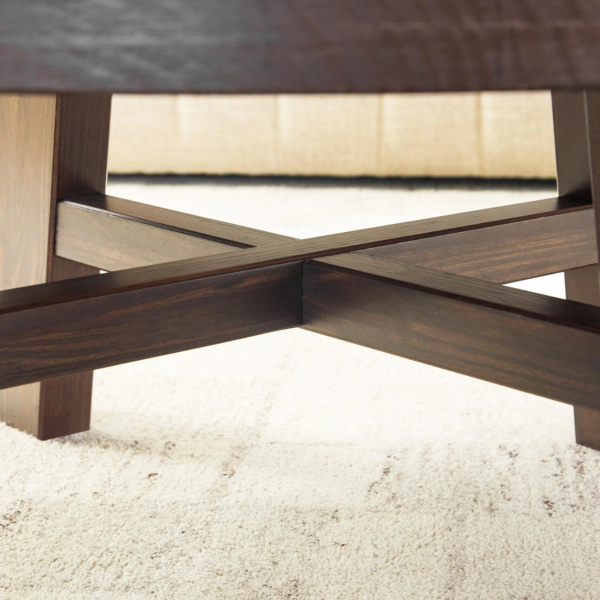 Colt Modern Farmhouse Easy Assembly 36 Coffee Table