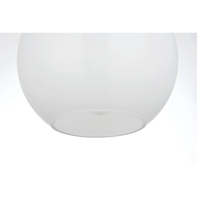 3-Light 36 inch Pendant with Frosted White Glass