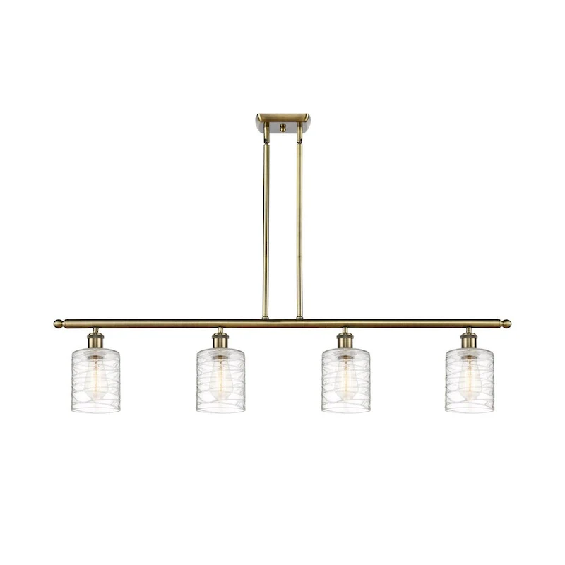 Innovations Lighting Ballston Cobbleskill - 4 Light 48  Island Light