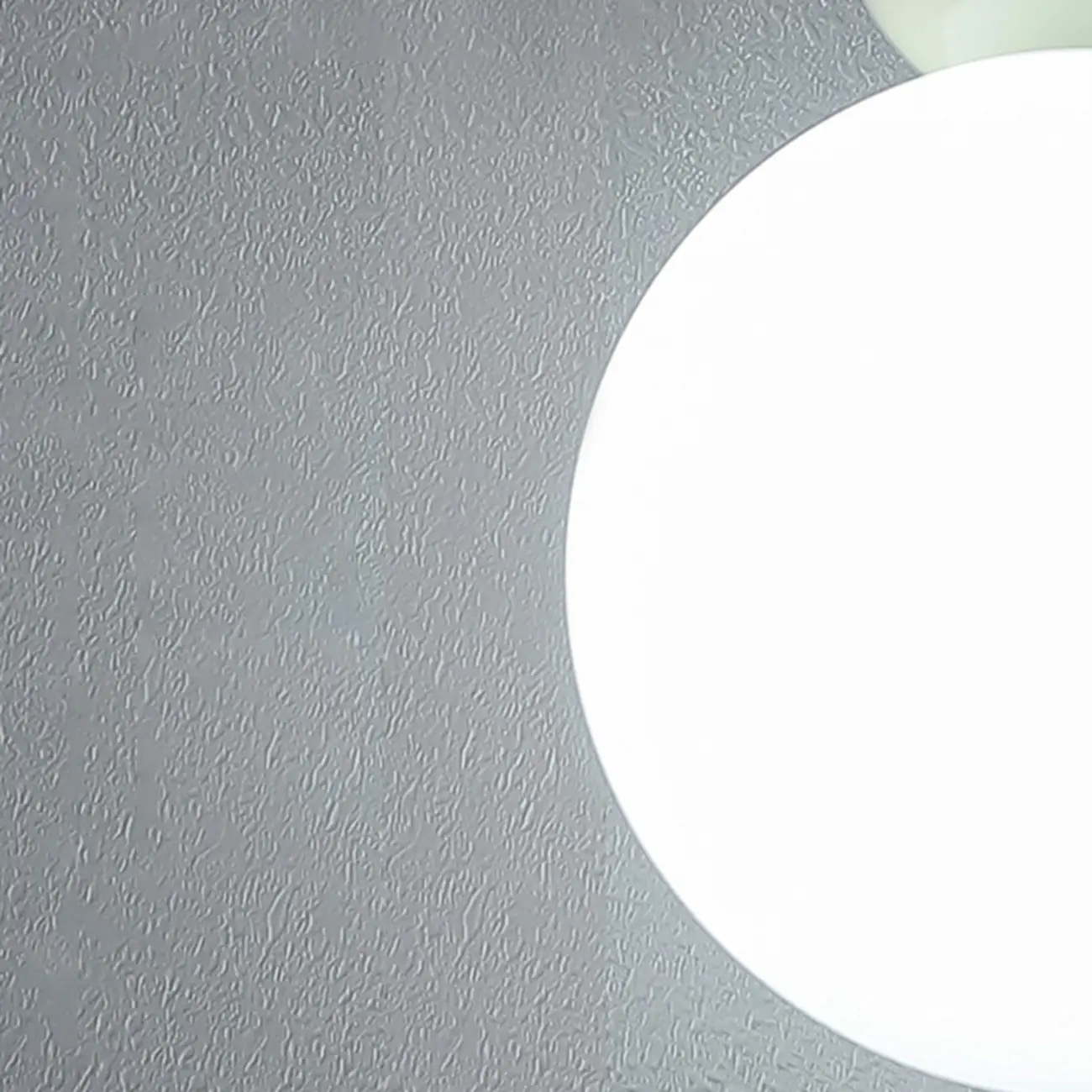 Modern White Metal Plastic Globe Pendant Light