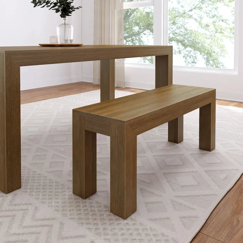 Plank and Beam Modern Dining Bench for 60 Table - 49
