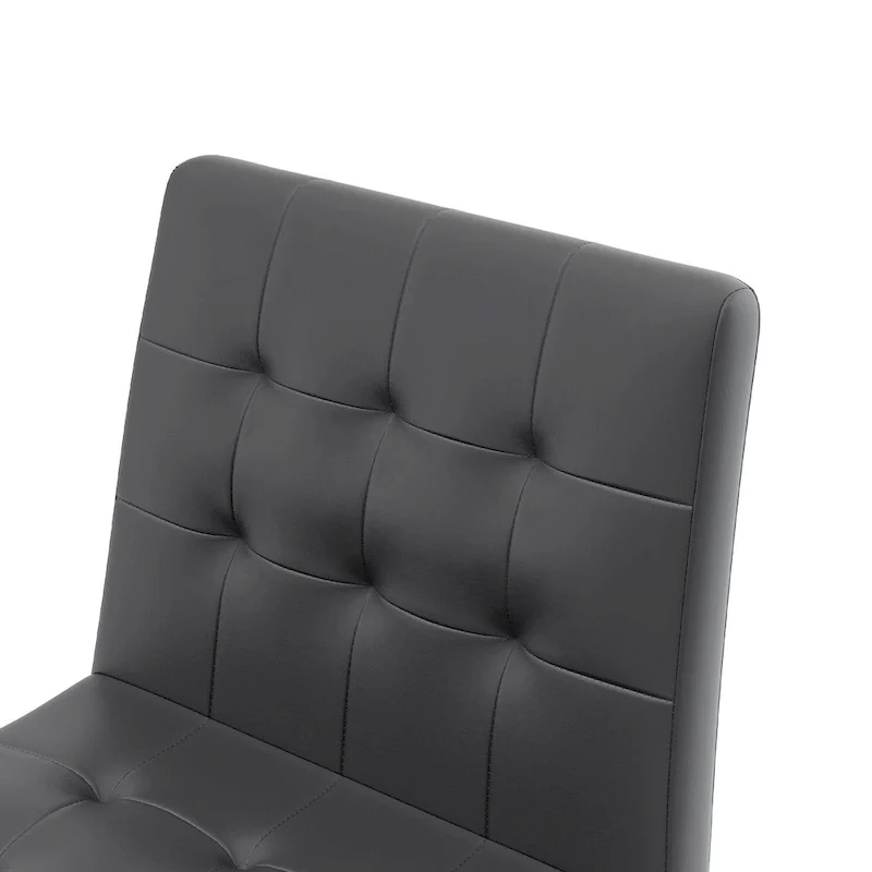 Modern High Bar Stools Set of 2, Kitchen Stool Island with PU Backrest, Gaming Chair with Metal Legs and Footstool