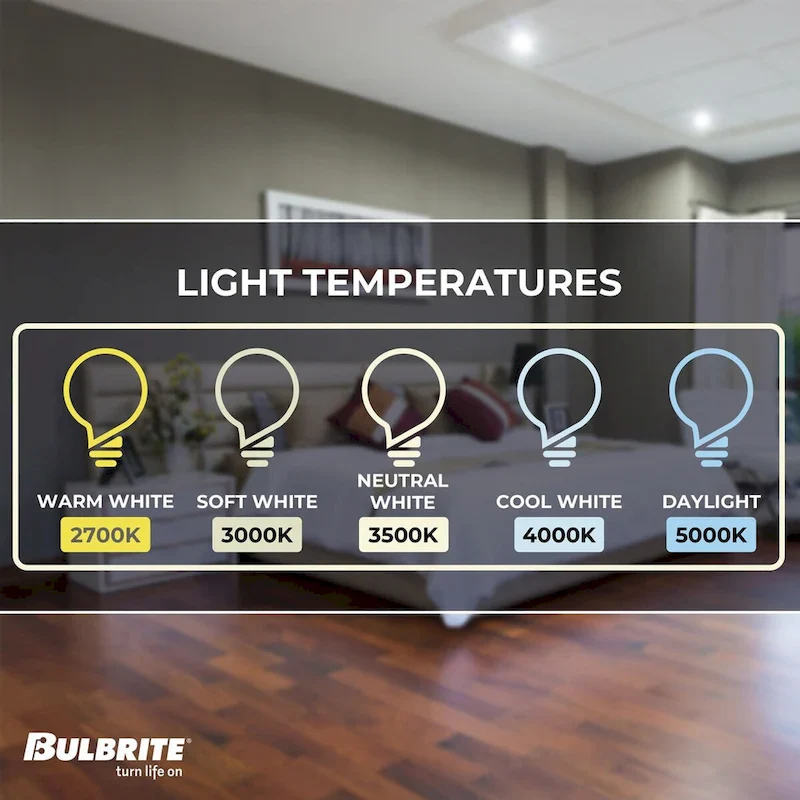 Bulbrite Multi Pack of 14 Watt 7  LED Disc Light, 5CCT Selectable - 27/30/35/40/50K, 1100 Lumens