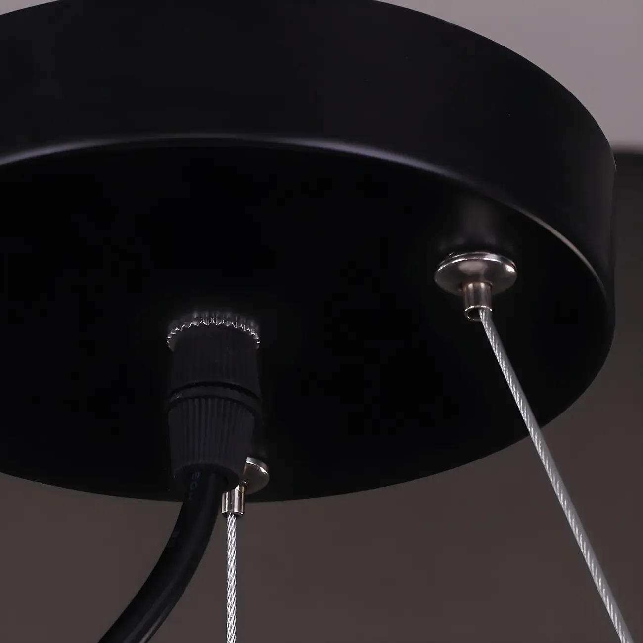 Black Metal Geometric Modern Chandelier Light