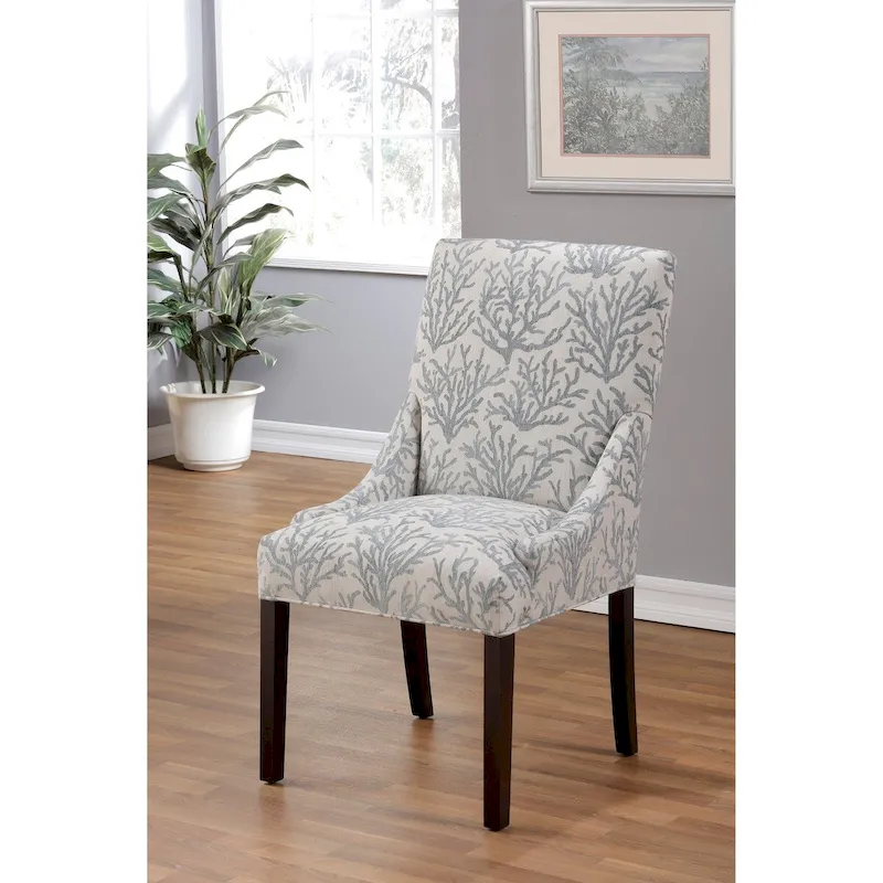 Marie Transitional Slope Arm Dining Room Chair