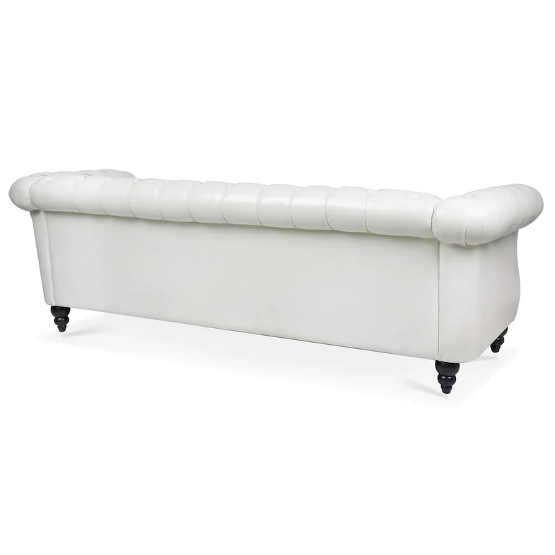 84 Chesterfield Rolled Arm 3 Seater Sofa