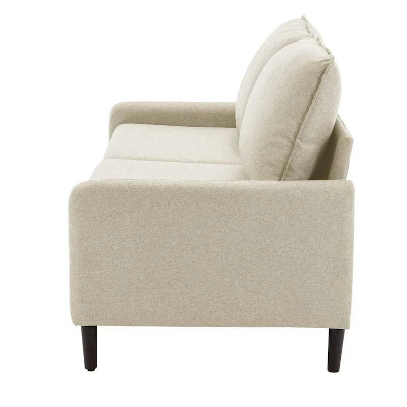 Living Room Loveseat Linen Sofa