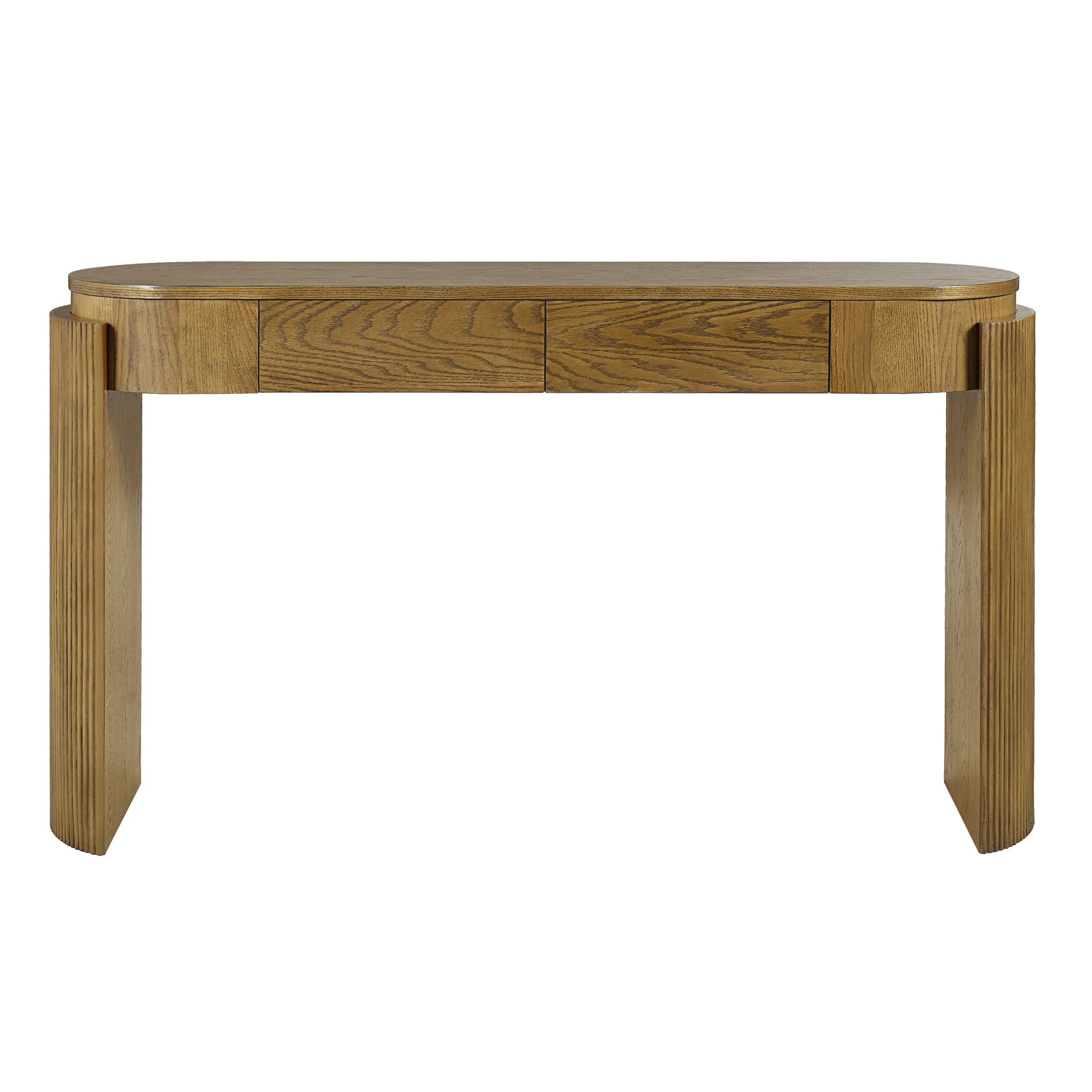 Walker Edison | Fluted Design Entryway Console Table and 2 Drawers