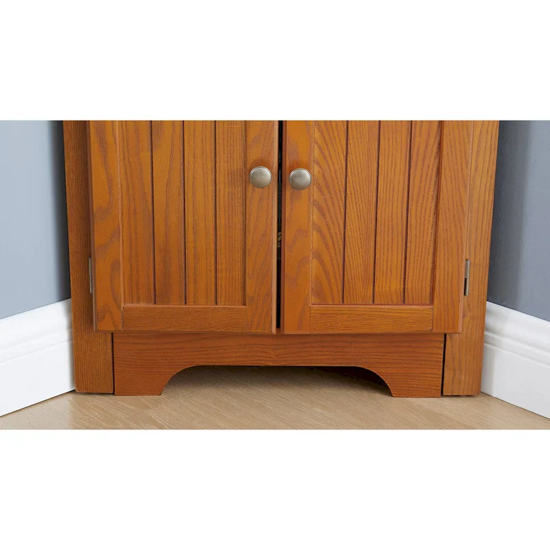 4-Tier 72 Corner Kitchen Pantry Storage Cabinet with 8 Doors Tall Cabinet,Corner Cabinet,Adjustable Shelves,bookshelf Cabinet