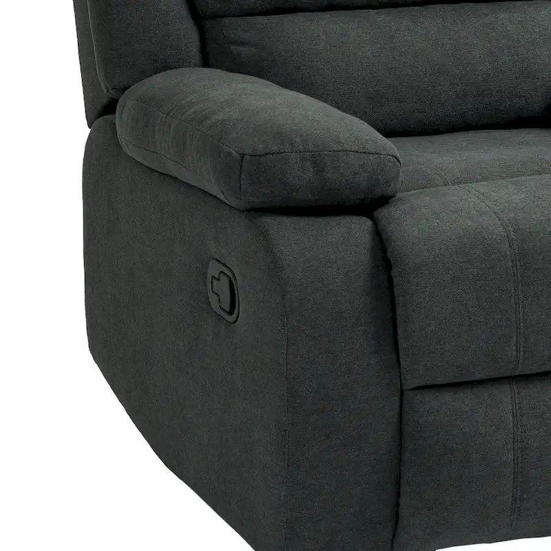 2Set Modern Lounger Adjustable Manual Recliner Chair