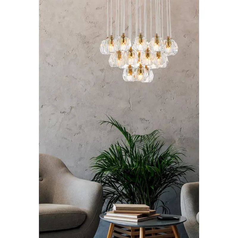 Ella 19-Inch 24-Lights Pendant - N/A