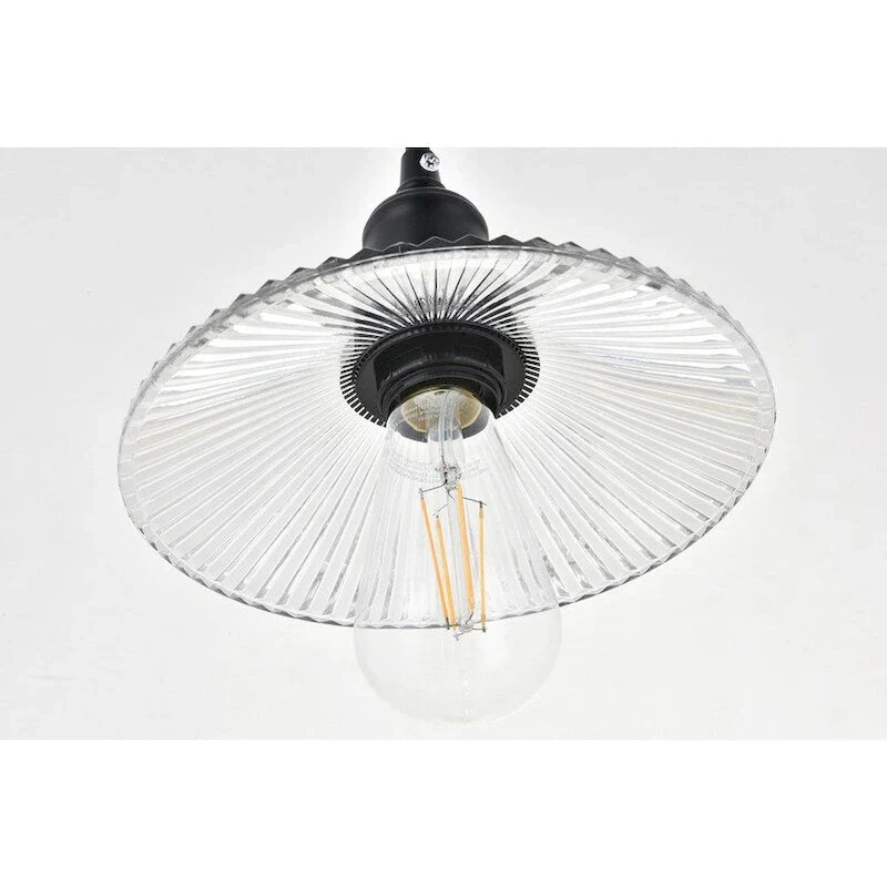 Waltz 3 light black Pendant