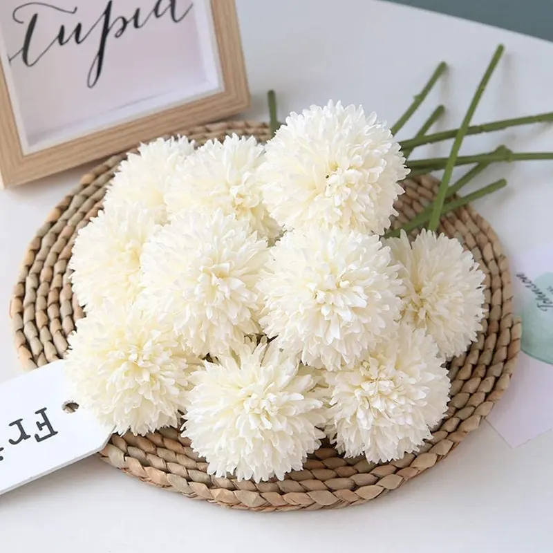 Artificial Flowers Chrysanthemum for Home Office Coffee House