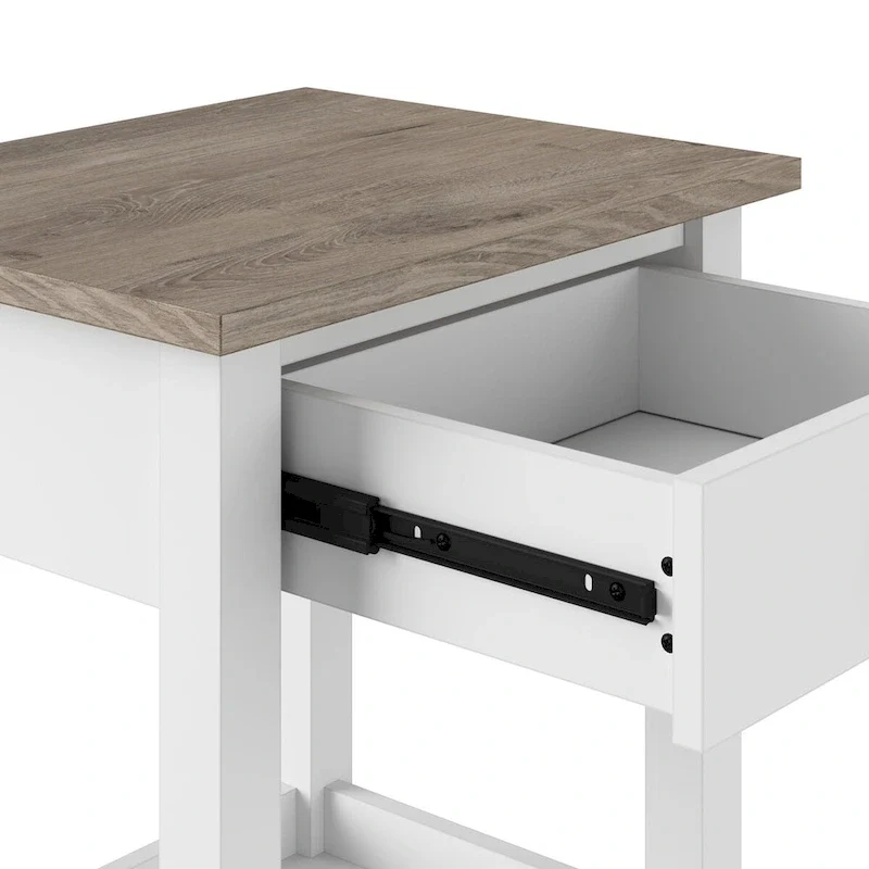 Bush Furniture Mayfield Farmhouse Coffee Table with End Tables