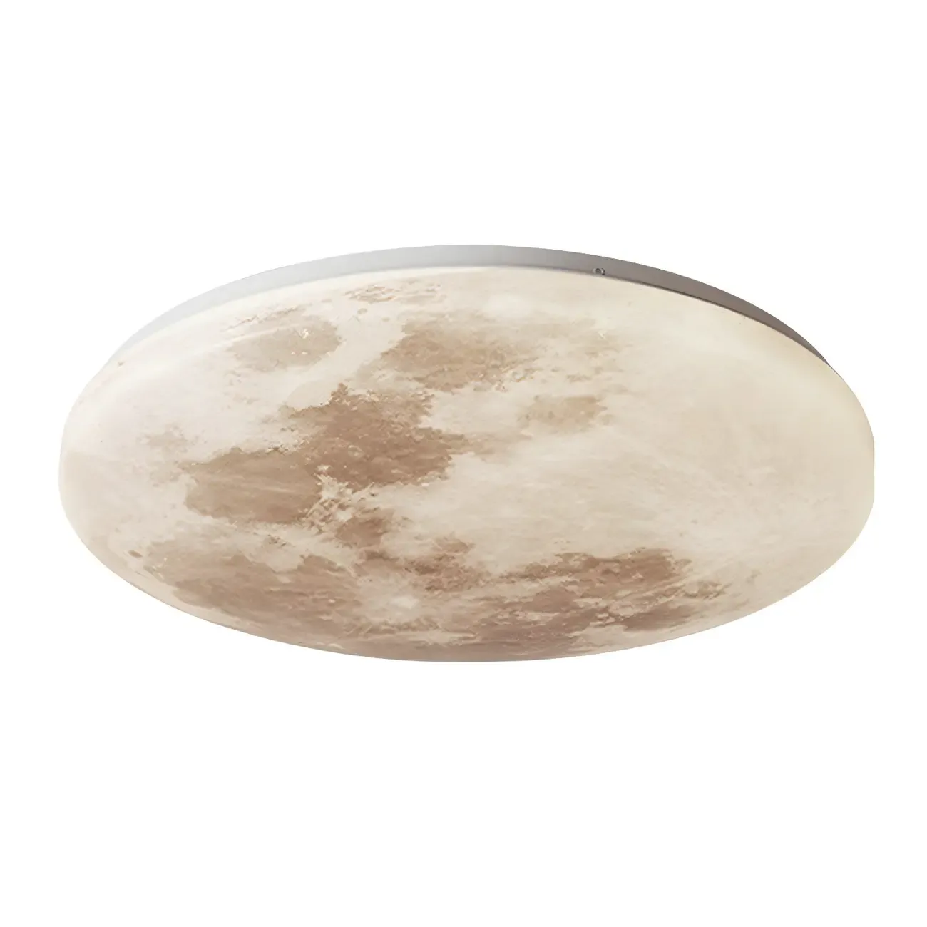 Modern Moon Design Dimmable LED Flush Mount Ceiling Light