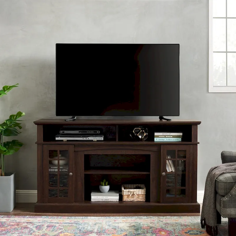 Classic 58.25 TV Stand with Open & Closed Storage for 65 TVs