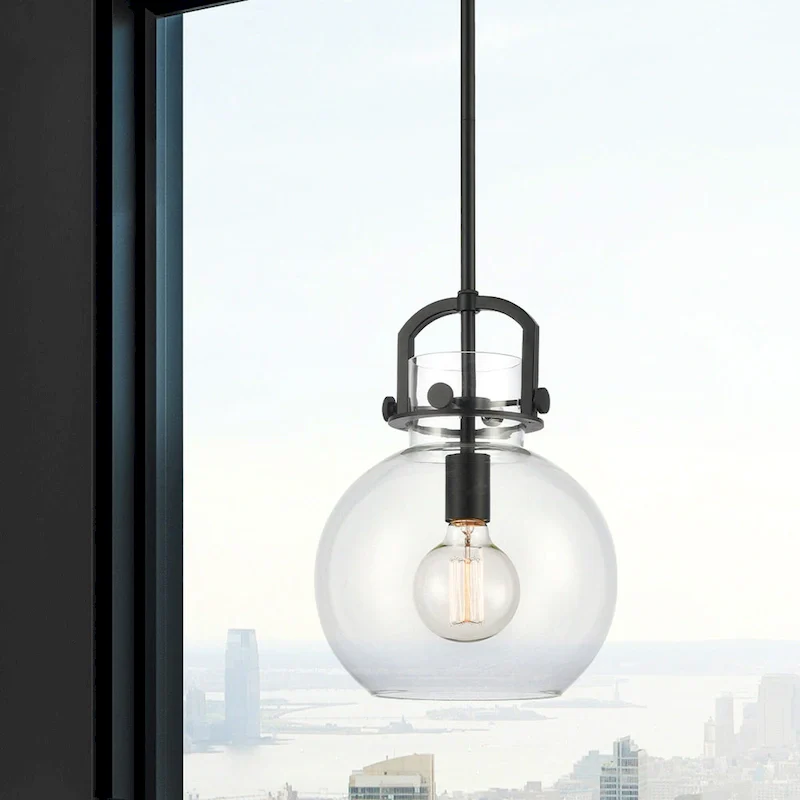 Innovations Lighting Newton Sphere - 1 Light 10  Stem Hung Pendant
