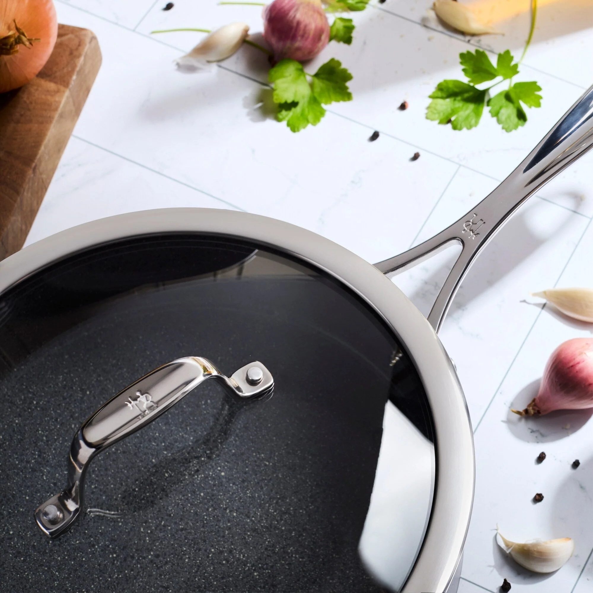 Henckels Capri Ceramic 11-pc Aluminum Ceramic Nonstick Cookware Set - Grey