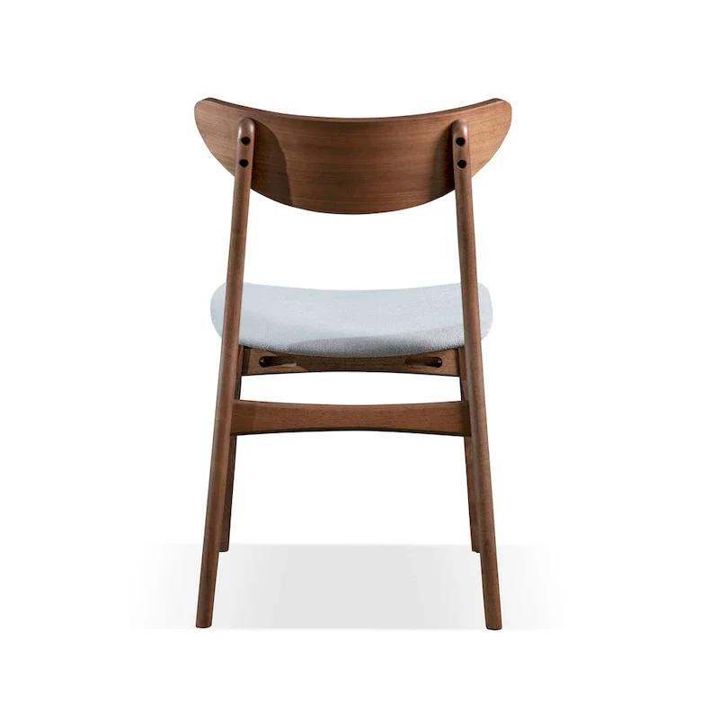 Furniture of America Beck Mid-century 7-Piece Wood Dining Table Set