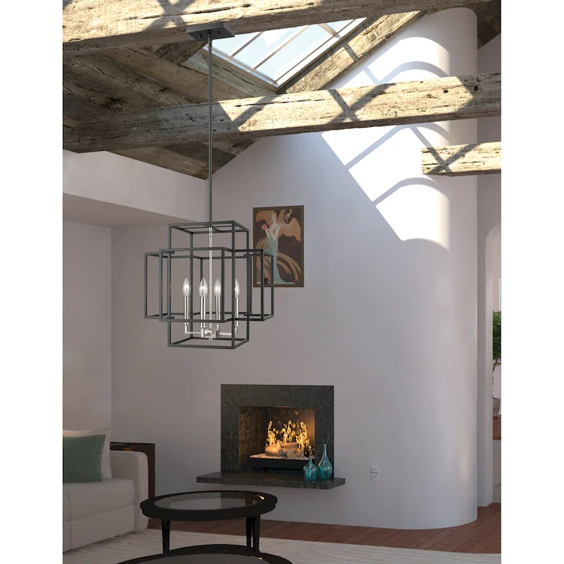 Avery Home Lighting Titania 18-inch 4-light Pendant