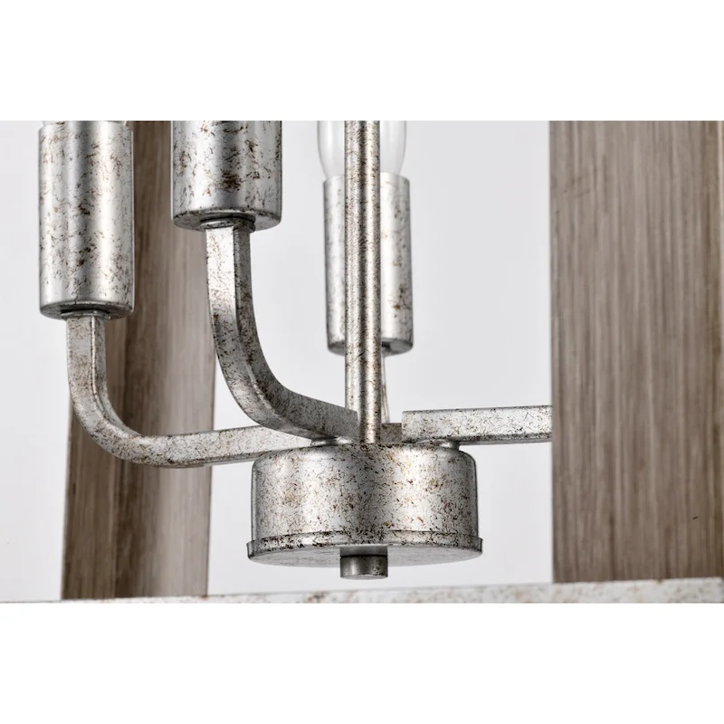 Jenus 13 Inch Antique Farmhouse Box Shape 4 Light Pendant