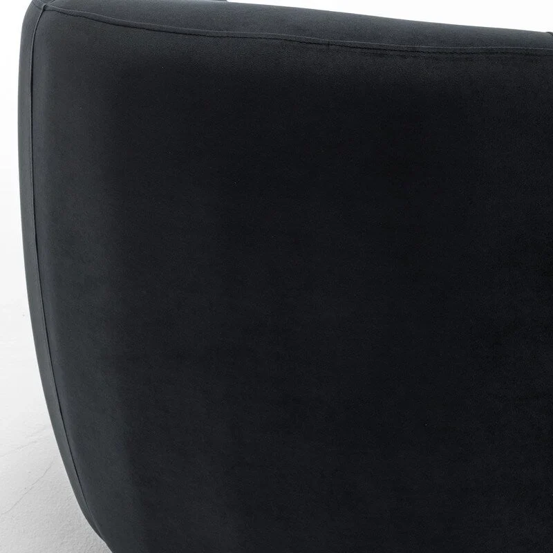 SEYNAR Modern Glam Velvet Upholstered 360 Degree Swivel Accent Armchair Set of 2