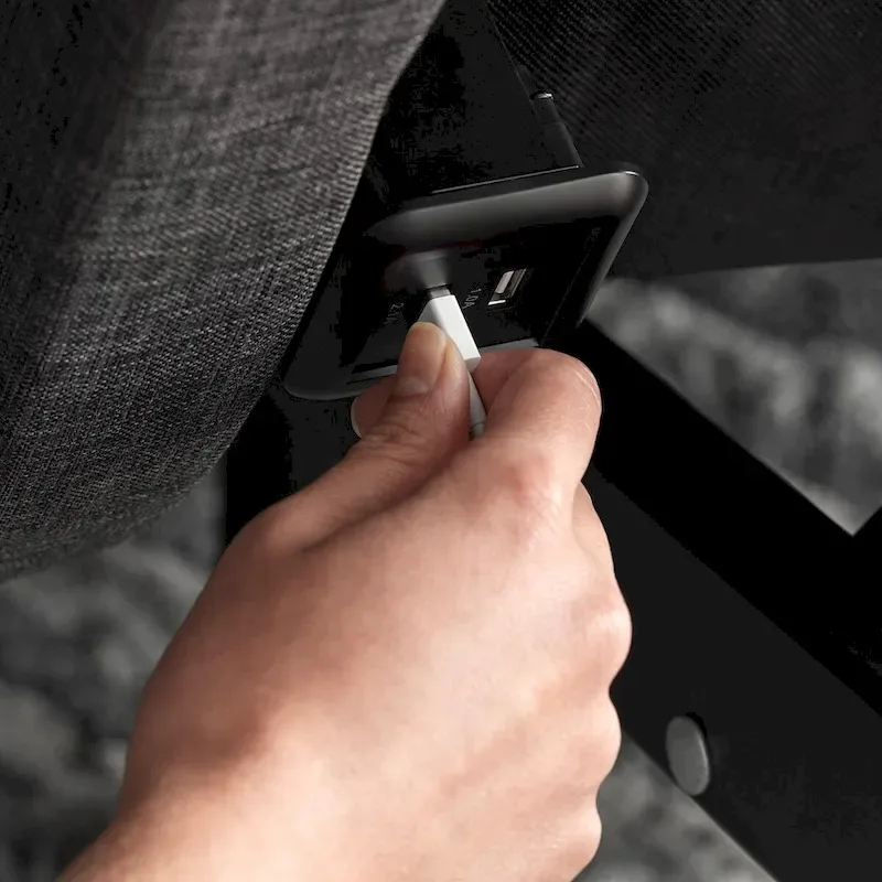 Nestl Premium Adjustable Massaging Bed Frame Base with Wireless Remote