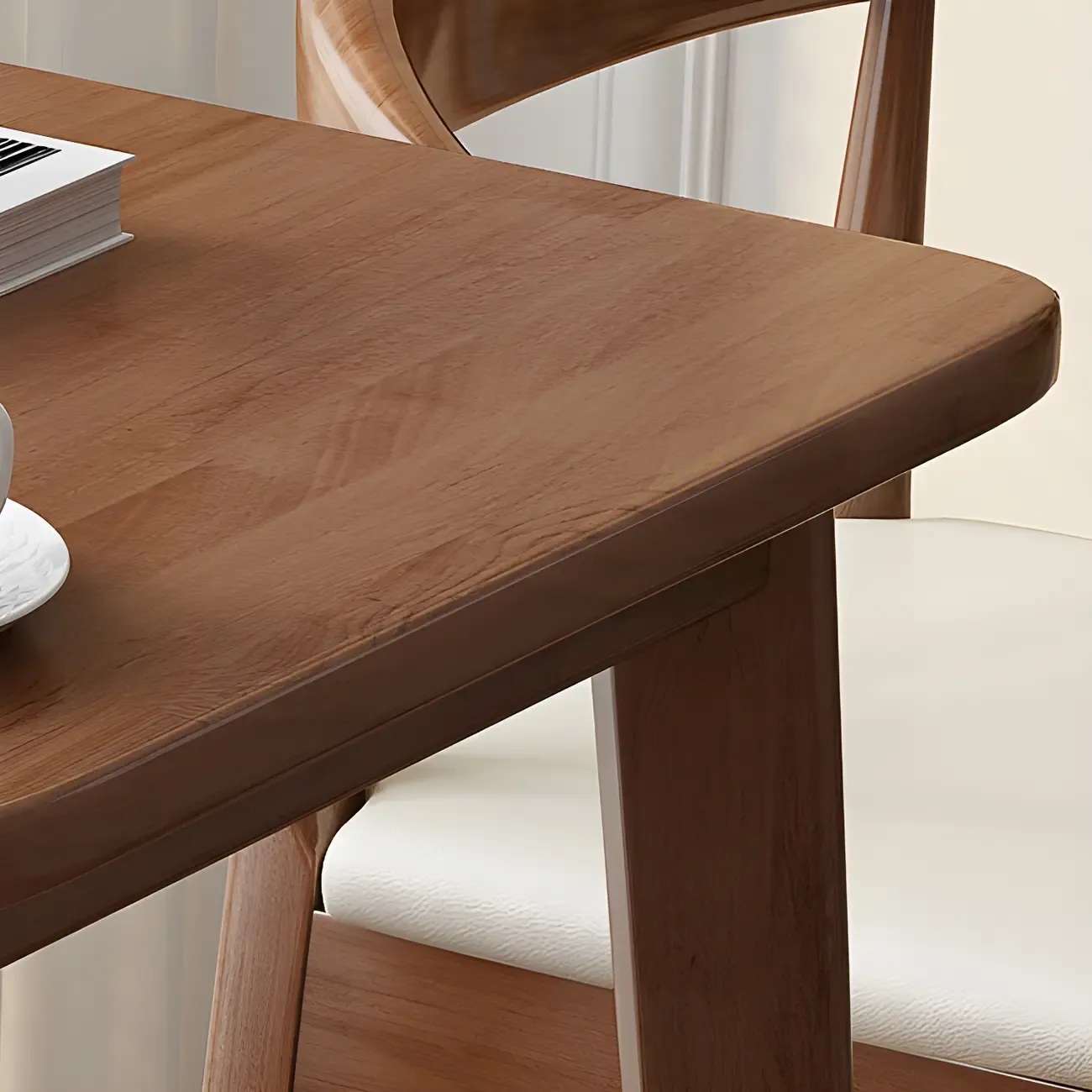 Modern Rubber Wood Square Bar Height Table