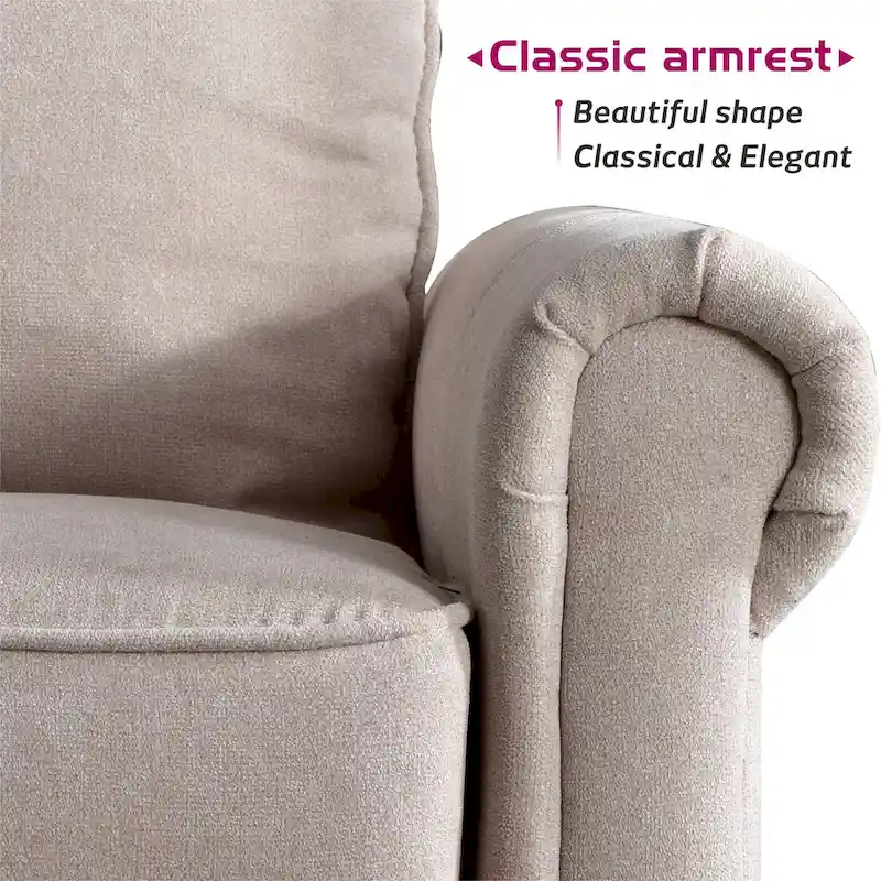 OVIOS Upholstered Mid-century Sofa