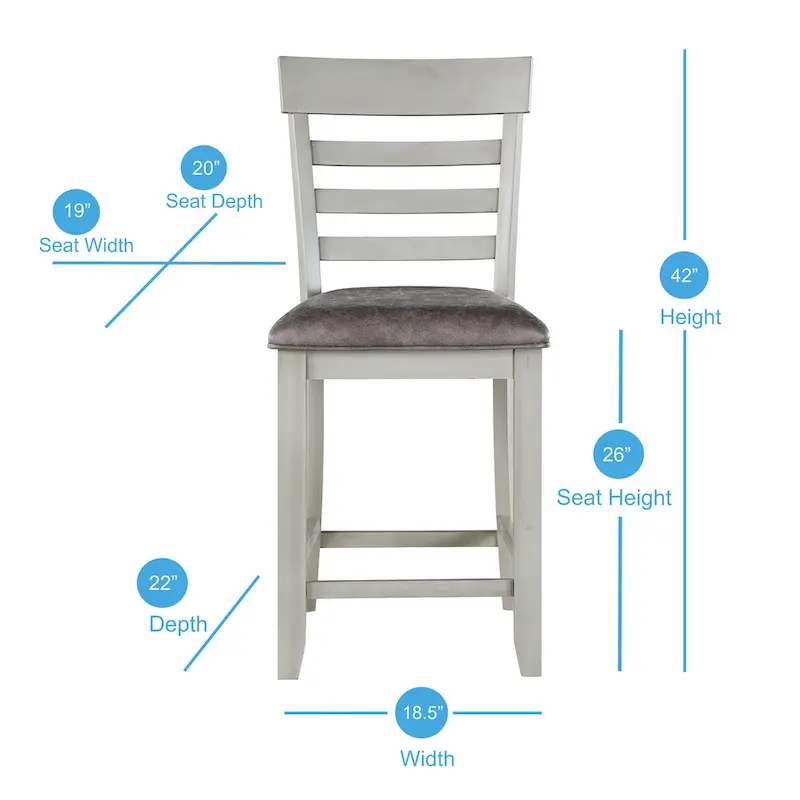 Steve Silver Hasbrook 6-Piece Counter Height Dining Set