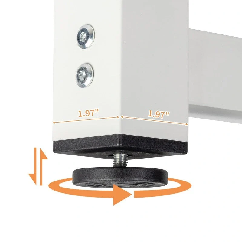 41.31 White Feet Writing Desk
