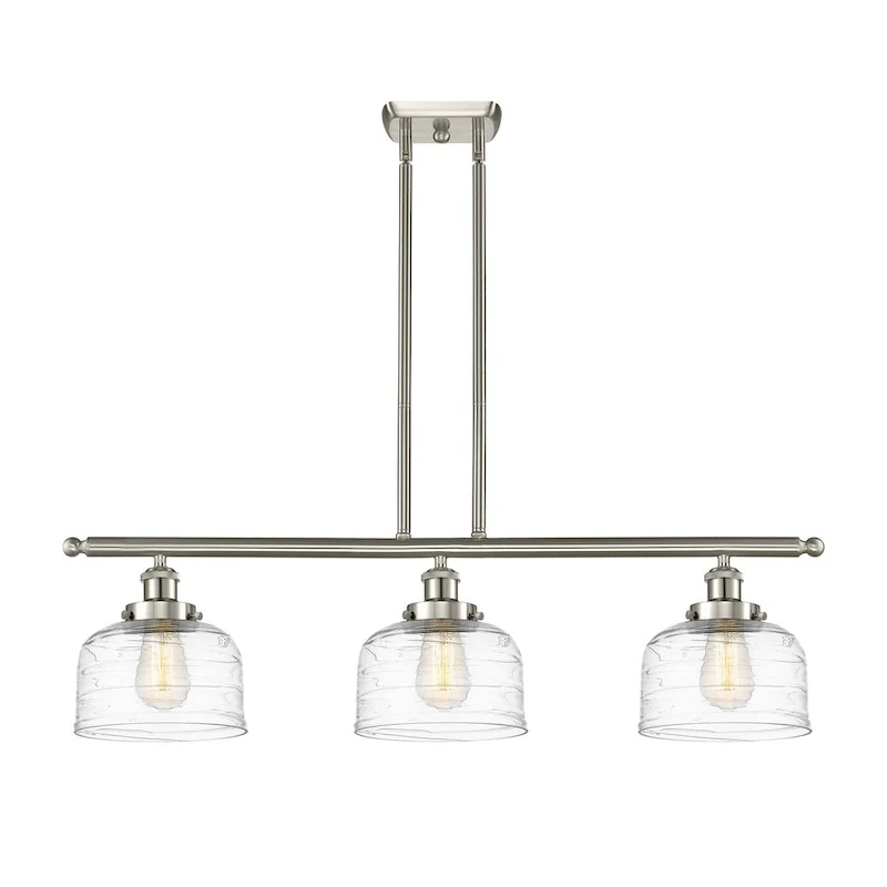 Innovations Lighting Bell - 3 Light 36  Island Light - 8  Shade
