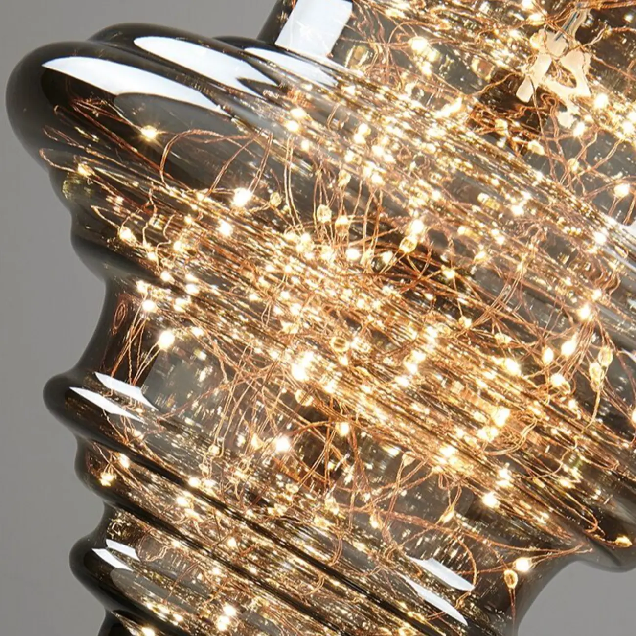 Modern Clear Glass Dining Room Pendant Light