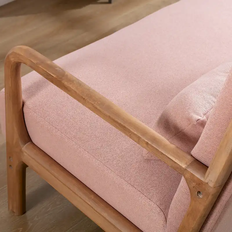 Ebello Modern Solid wood Accent Chair