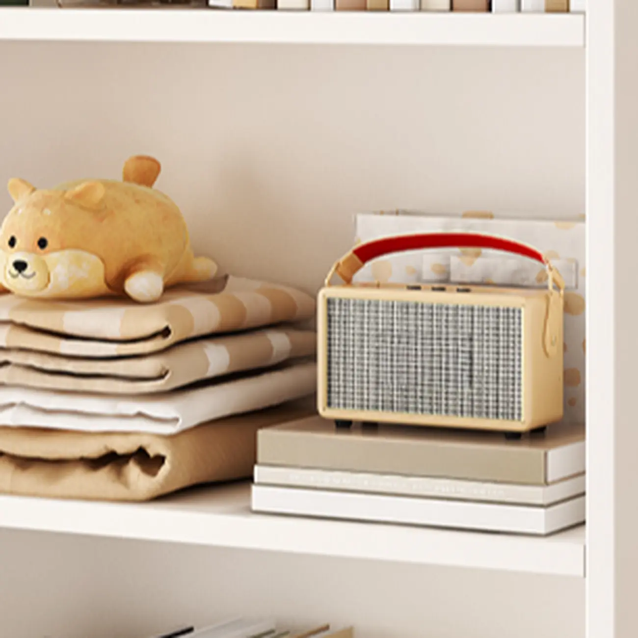 Spacious Vertical White 2-Shelf Wood Bookcase