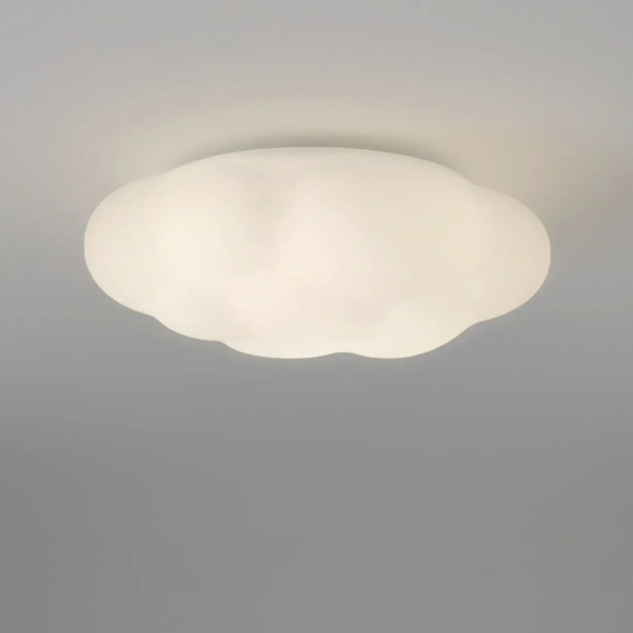 Modern Cloud Shape LED Flush Ceiling Light 3-Gear Dimming