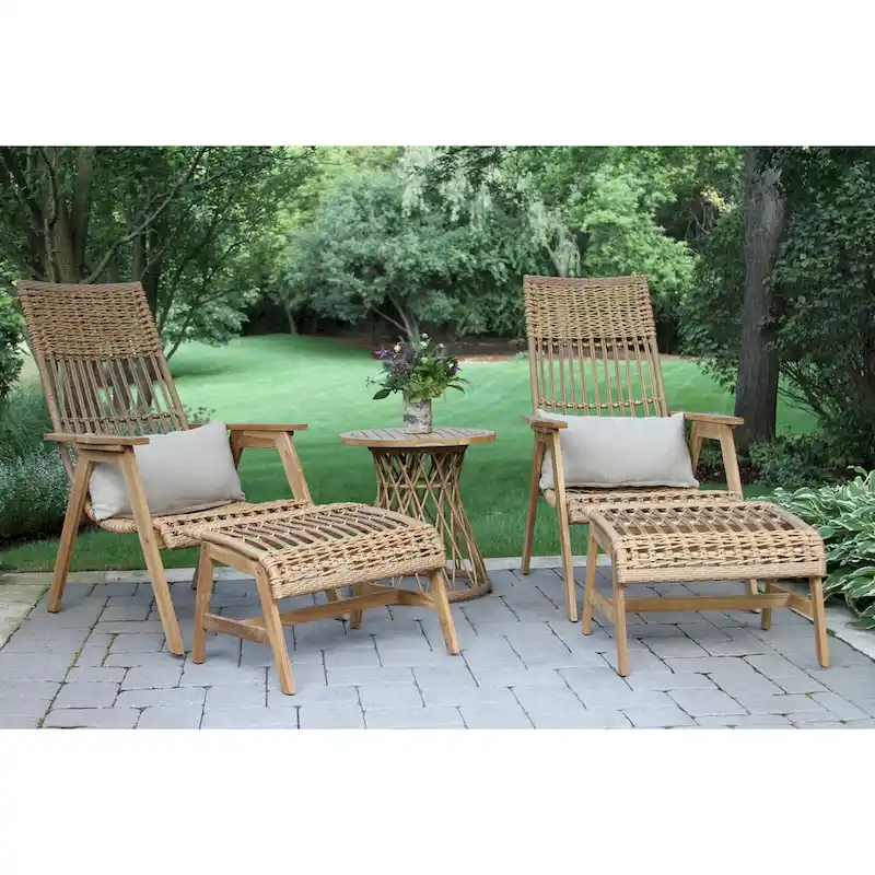 Samera Teak & Bohemian Accent Table